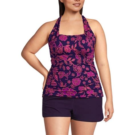 square neck tankini tops lands end